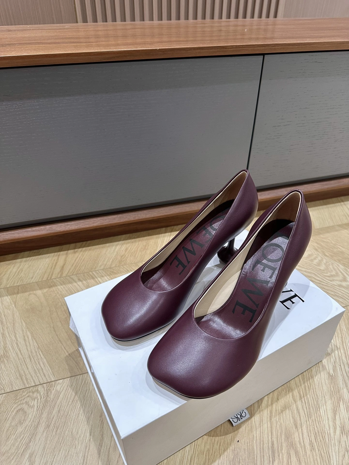 COCO-- 8o5w5 L814S01X64-7110 Calfskin sheepskin Heel height：8.5CM item:E-X000C2011